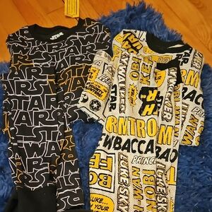 Amazon Essentials Kids Pajama Sets - Black, Yellow, White